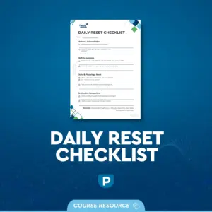 Daily Reset Checklist - Resource